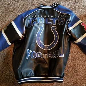 NFL Colts leather jacket